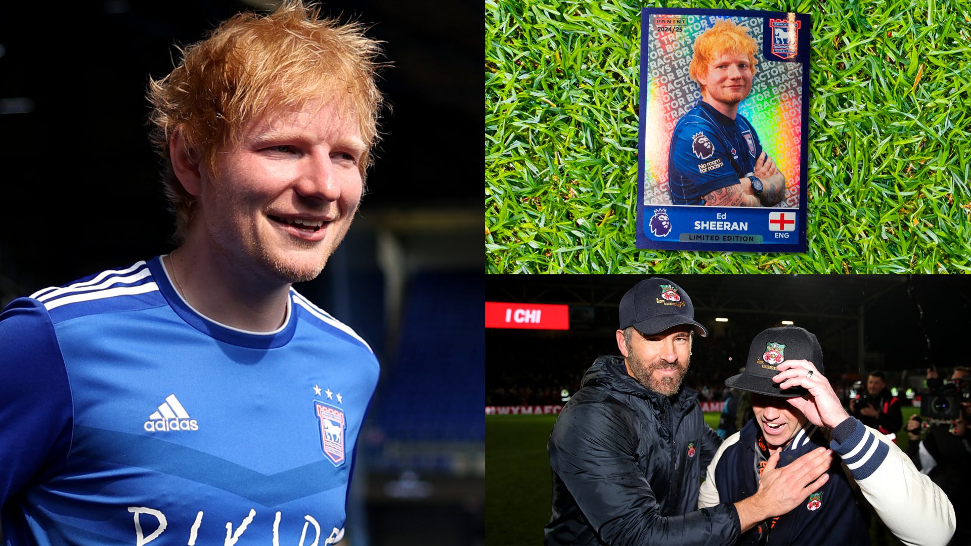 Ed Sheeran lands limited edition shiny Premier League Panini